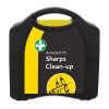 2721 - Biohazard Kit - Sharps - 2 Application - Compact Aura Box - Large - Black/Yellow