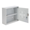 Metal Wall Cabinet with Glass Door, Lockable (Small) 300 x 300 x 120mm - CASE OF 4