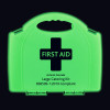 3427 - Masterchef Catering BS8599-1 First Aid Kit - Large - Aura3 Glow In The Dark Box - Large - Green