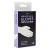Retail cotton gloves white large - one pair - Box of 6