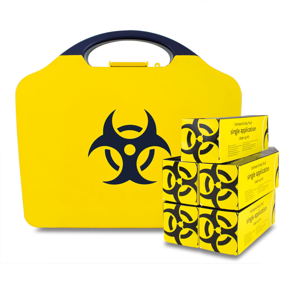 Trade Portal - 718 - Biohazard Kit - Body Fluid Clean-Up - 5 ...